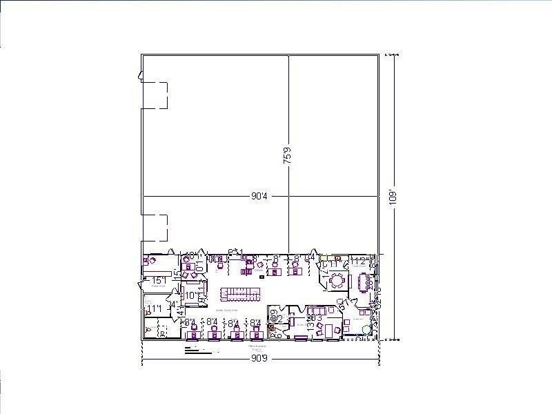 East Tampa / Brandon Warehouse w/ HVAC for Lease: 10350 Fisher Ave, Tampa, FL 33619